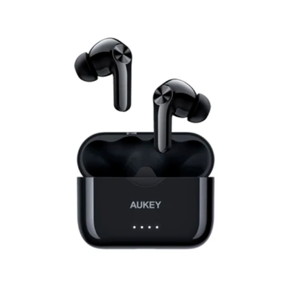 Imagen de Auriculares inalambricos calidad Auriculares AUKEY inalámbricos Auriculares 3D con micrófono Negro - EP-T28